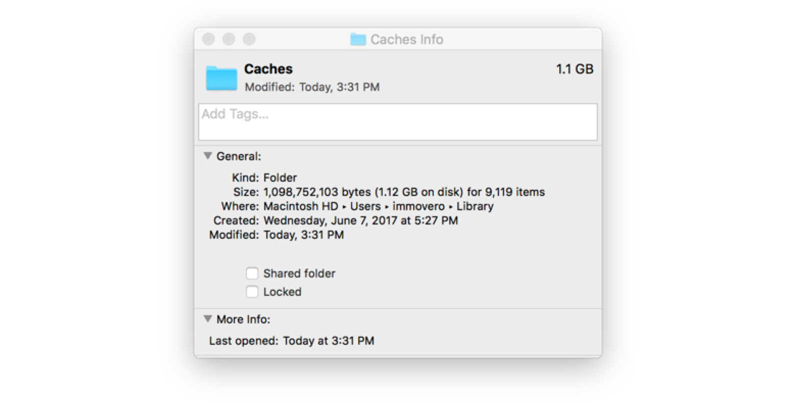 apple mac cache cleaner